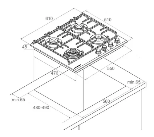 Варочная поверхность Kuppersberg FS 601 W Silver5.jpg